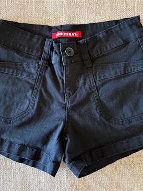 UNIONBAY Black Women's Casual Jean Shorts